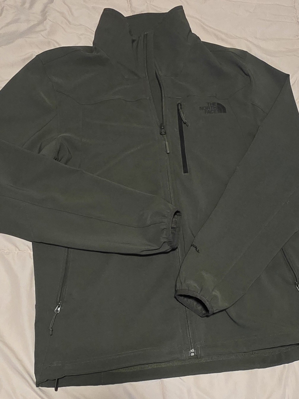 The North Face Men's Olive Green Softshell Jacket